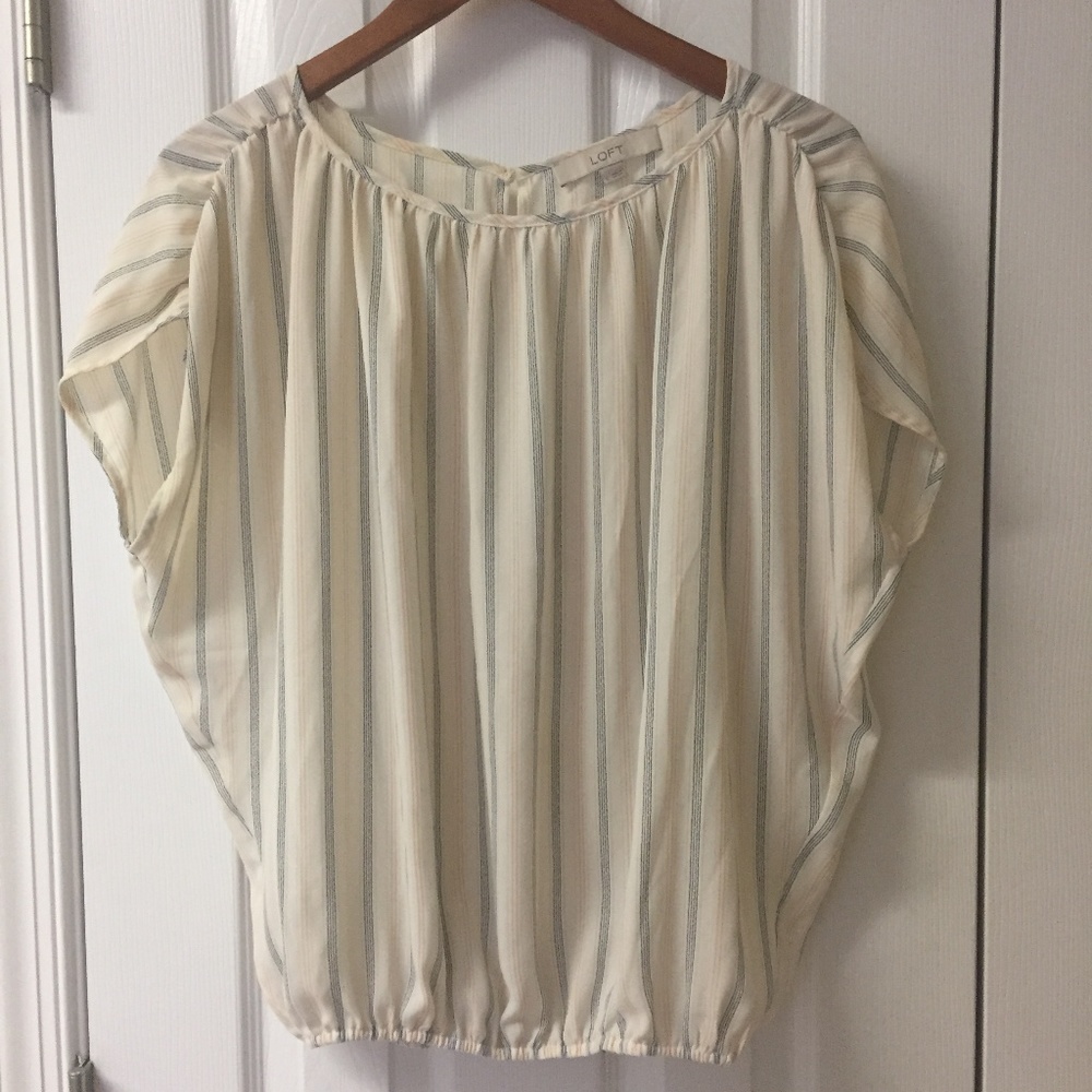 Ann Taylor LOFT striped blouse